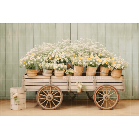 Fabric Photography Background Easter Scenery / Backdrop 5223