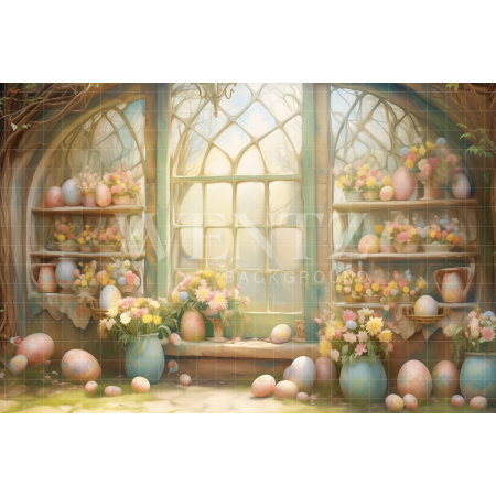 Fundo Fotográfico em Tecido Cenário de Páscoa / Backdrop 5233