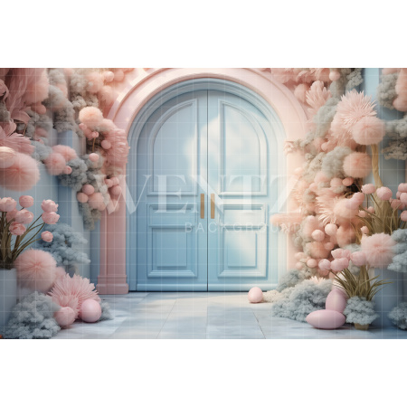 Fabric Photography Background Easter Scenery / Backdrop 5236