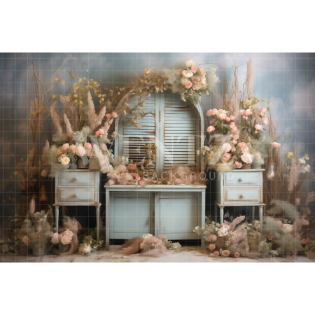 Fabric Photography Background Easter / Backdrop 5242