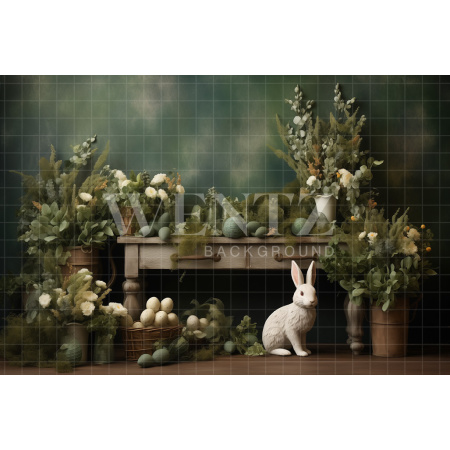 Fabric Photography Background Easter Green / Backdrop 5246