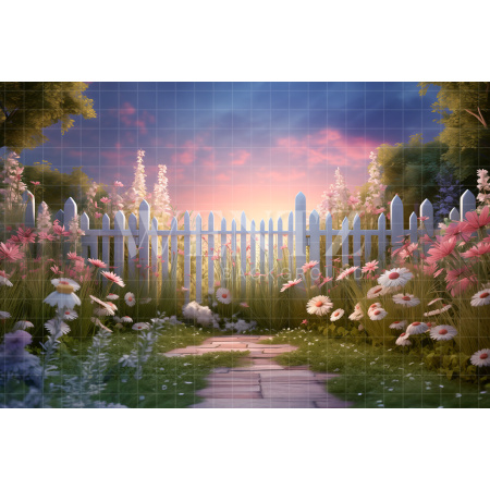 Fabric Photography Background Easter / Backdrop 5267