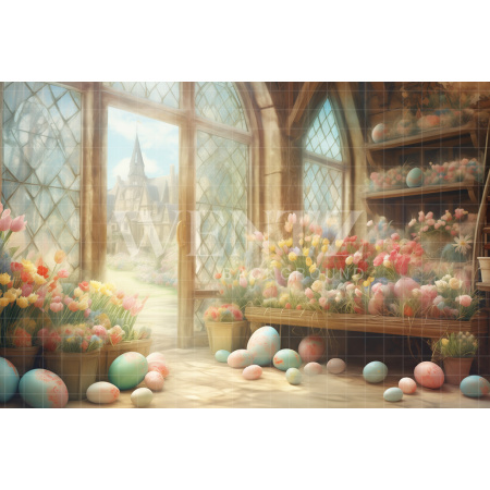 Fabric Photography Background Easter / Backdrop 5291