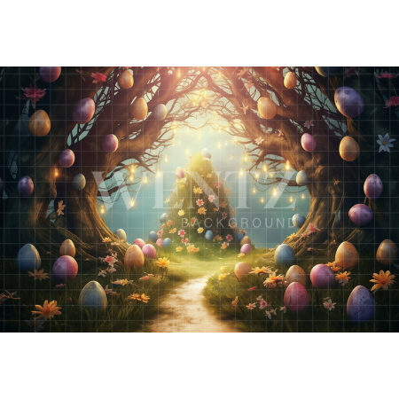 Fabric Photography Background Easter / Backdrop 5303