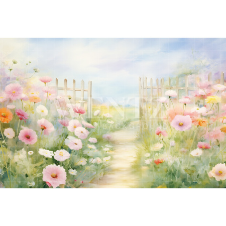 Fabric Photography Background Easter / Backdrop 5308