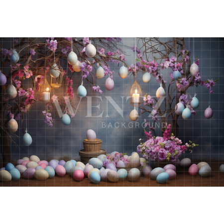 Fabric Photography Background Easter / Backdrop 5312