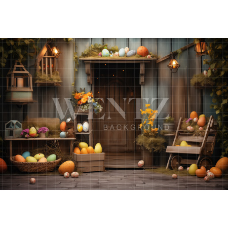 Fabric Photography Background Easter / Backdrop 5315