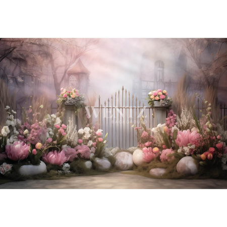 Fabric Photography Background Easter / Backdrop 5318