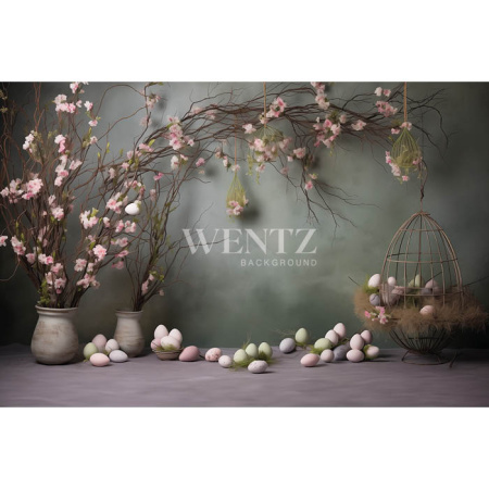 Fabric Photography Background Easter / Backdrop 5327