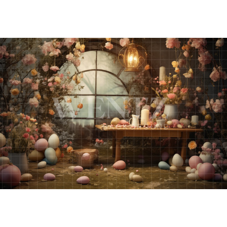 Fabric Photography Background Easter / Backdrop 5341
