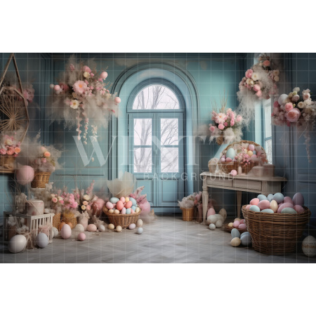 Fabric Photography Background Easter / Backdrop 5343