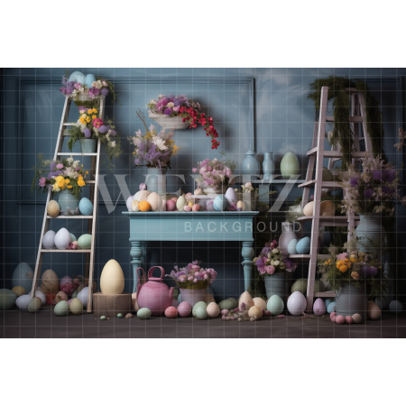 Fabric Photography Background Easter / Backdrop 5344