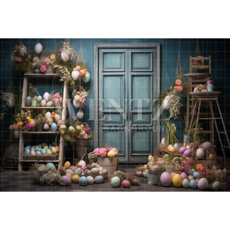 Fabric Photography Background Easter / Backdrop 5345