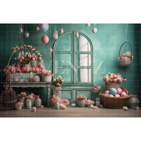 Fabric Photography Background Easter / Backdrop 5347