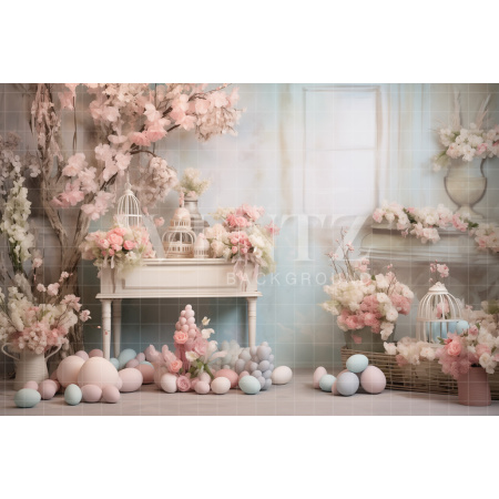 Fabric Photography Background Easter / Backdrop 5350
