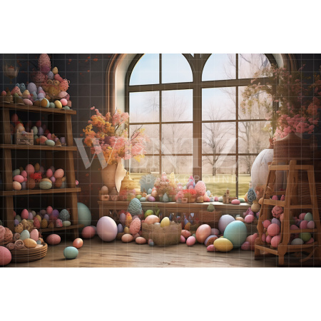 Fabric Photography Background Easter / Backdrop 5354