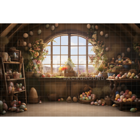 Fabric Photography Background Easter / Backdrop 5355