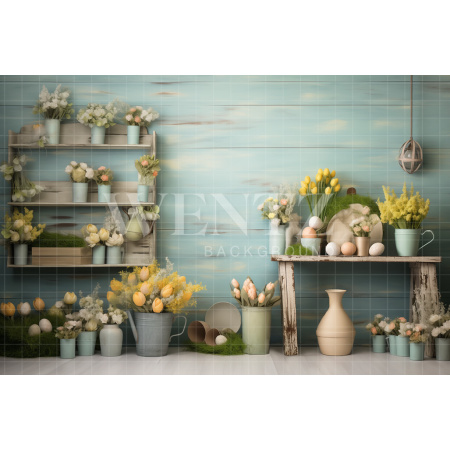Fabric Photography Background Easter / Backdrop 5359