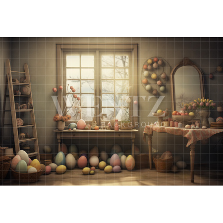 Fabric Photography Background Easter / Backdrop 5361