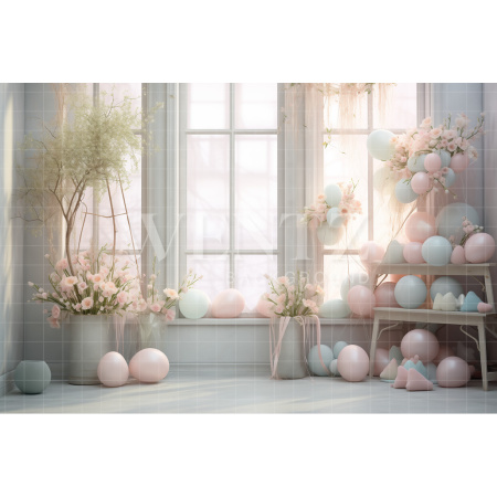 Fabric Photography Background Easter / Backdrop 5364