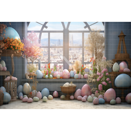 Fabric Photography Background Easter / Backdrop 5365