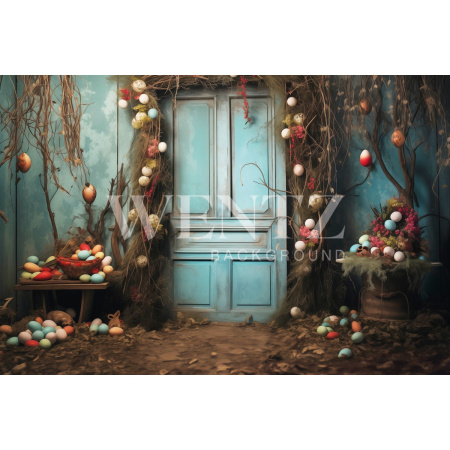 Fabric Photography Background Easter / Backdrop 5379