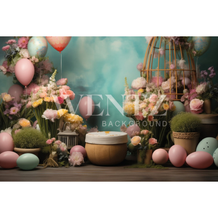 Fabric Photography Background Easter / Backdrop 5405