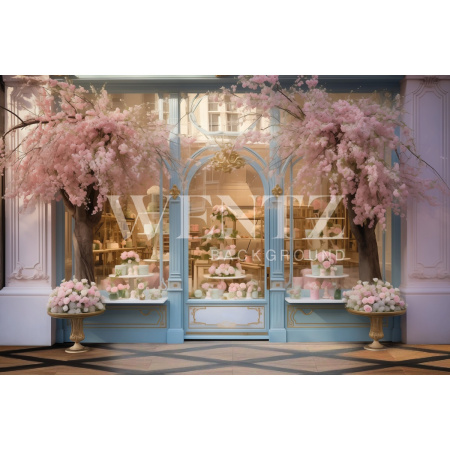 Fabric Photography Background Easter Store / Backdrop 5434