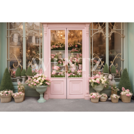 Fabric Photography Background Easter Store / Backdrop 5435