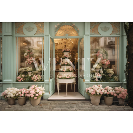 Fabric Photography Background Easter Store / Backdrop 5437