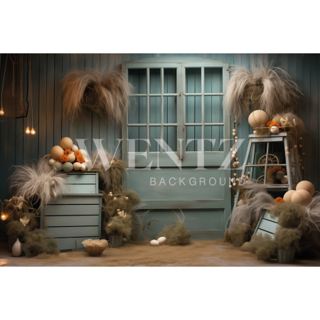 Fabric Photography Background Easter / Backdrop 5438