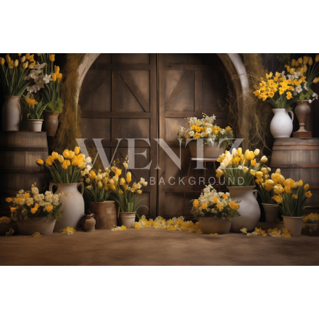 Fabric Photography Background Easter / Backdrop 5440