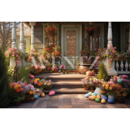 Fabric Photography Background Easter / Backdrop 5468