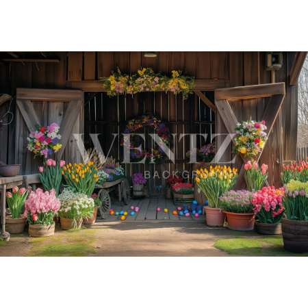 Fabric Photography Background Easter / Backdrop 5470