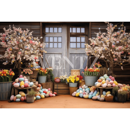 Fabric Photography Background Easter / Backdrop 5485