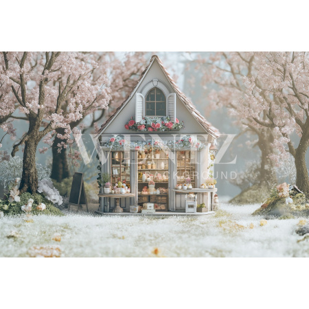 Fabric Photography Background Easter Store / Backdrop 5674