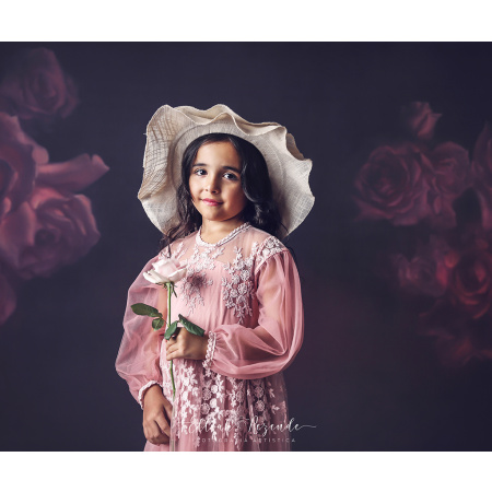 Fabric Photography Background Flowers Fine Art / Backdrop 1906