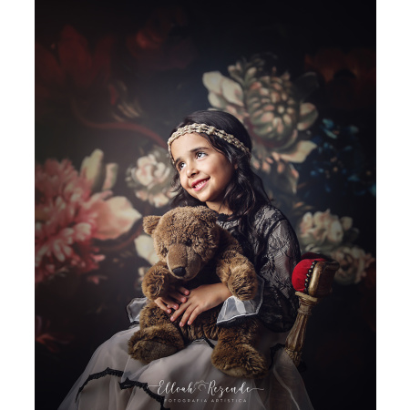 Fabric Photography Background Flowers Fine Art / Backdrop CW33