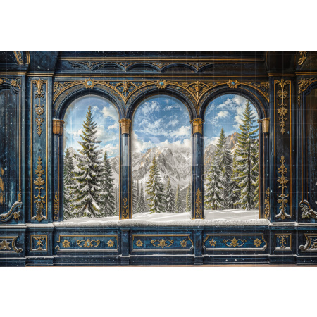 Fabric Photography Background Christmas / Backdrop 6279