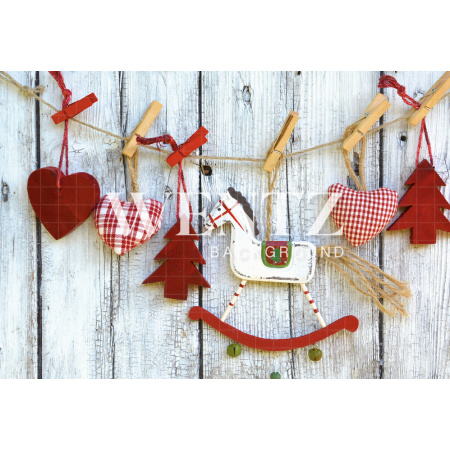 Fabric Photography Background Christmas / Backdrop 763