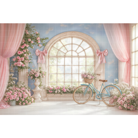 Fabric Photography Background Spring Set / Backdrop 7862