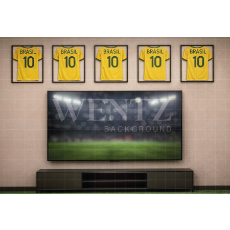 Fabric Photography Background Soccer World Cup / Backdrop 8193
