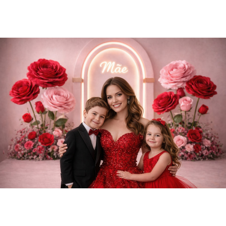 Fabric Photography Background Mother's Day Arch / Backdrop 8195