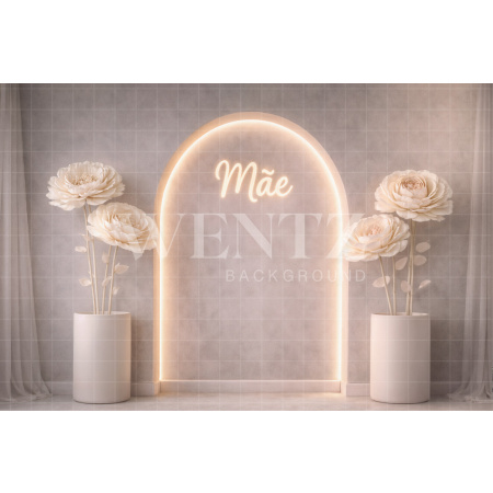 Fabric Photography Background Mother's Day Arch / Backdrop 8197