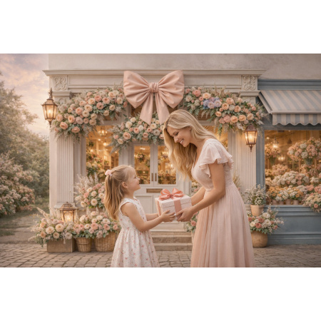 Fabric Photography Background Mother's Day Floriculture / Backdrop 8227