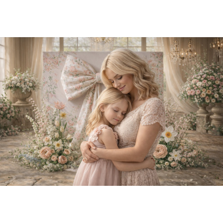Fabric Photography Background Mother's Day / Backdrop 8228