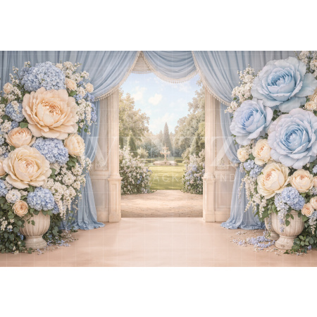 Fabric Photography Background Mother's Day Garden / Backdrop 8236