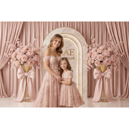 Fabric Photography Background Mother's Day Arch / Backdrop 8241