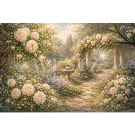 Fabric Photography Background Mother's Day / Backdrop 8243