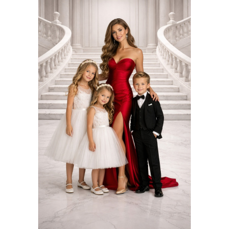 Fabric Photography Background Mother's Day Staircase / Backdrop 8245